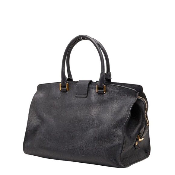 Saint Laurent Y-Line Cabas Classic Handbag 311208 Black Leather Women's SAINT... - Picture 2 of 13